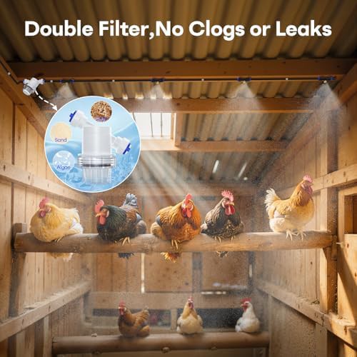 Chicken coop mister with brass nozzles — photo 3