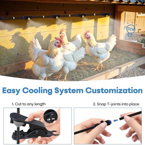 Chicken coop mister with brass nozzles — photo 4