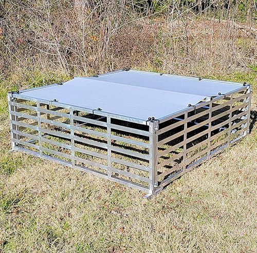 Mobile aluminum broiler chicken tractor coop — photo 5