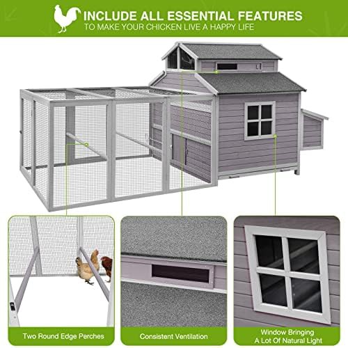 Wooden poultry cage with integrated run — photo 3