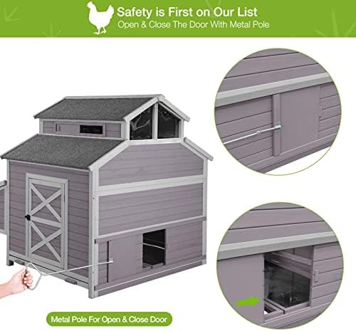 Wooden poultry cage with integrated run — photo 4