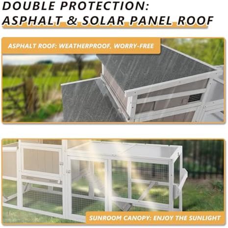 Compact wooden chicken coop with nesting box — photo 3