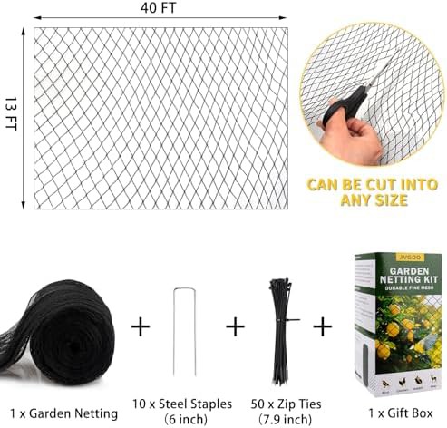 Heavy duty garden and coop bird netting — photo 5