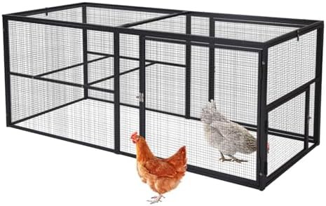 Heavy duty metal lockable outdoor playpen
