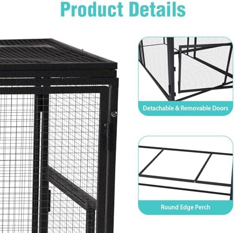 Heavy duty metal lockable outdoor playpen — photo 3