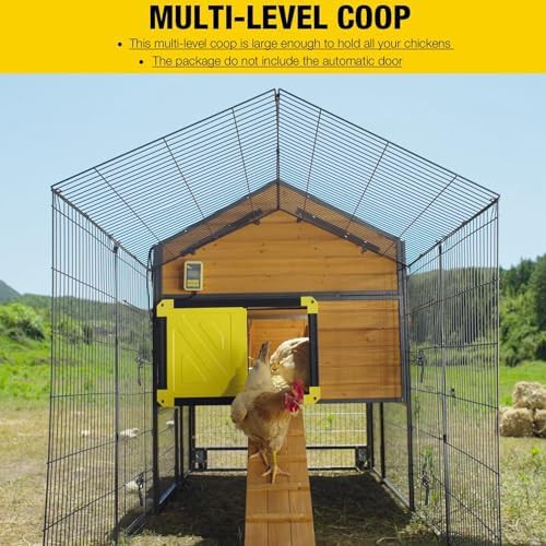 Large iron frame mobile poultry cage with rain cover — photo 5