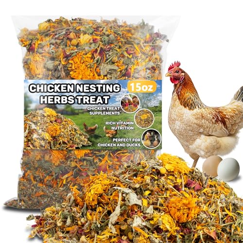 15oz Chicken Nesting Herbs - Natural Dried Poultry Herbs for Coop