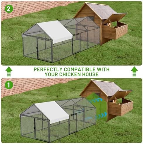 Portable metal chicken run for small flocks — photo 4