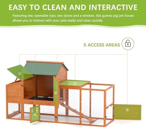 Mobile wooden poultry hutch with wheels — photo 5