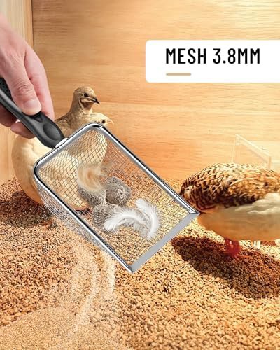 Sifting rake and scoop tool for chicken litter — photo 3