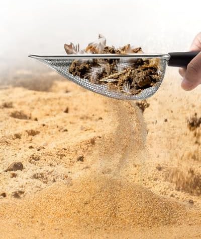 Sifting rake and scoop tool for chicken litter — photo 4