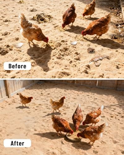 Sifting rake and scoop tool for chicken litter — photo 5