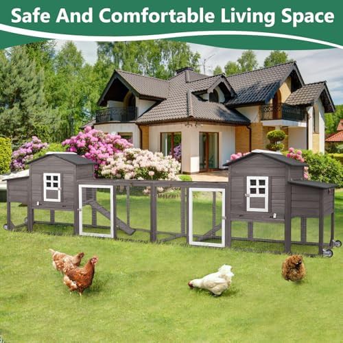 Grey two story mobile coop for ducks — photo 3