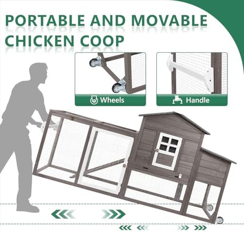 Grey two story mobile coop for ducks — photo 5