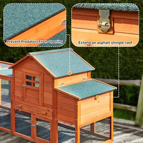 Large wooden duck and hen house for outdoors — photo 3