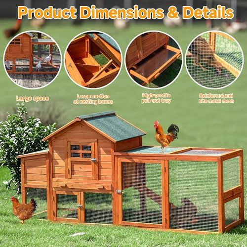 Large wooden duck and hen house for outdoors — photo 4