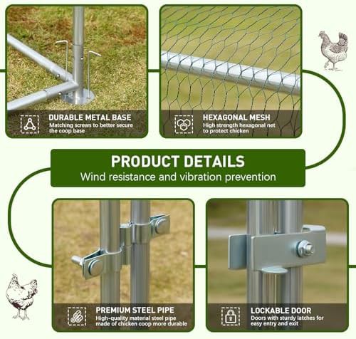 Galvanized steel walk in duck pen — photo 4