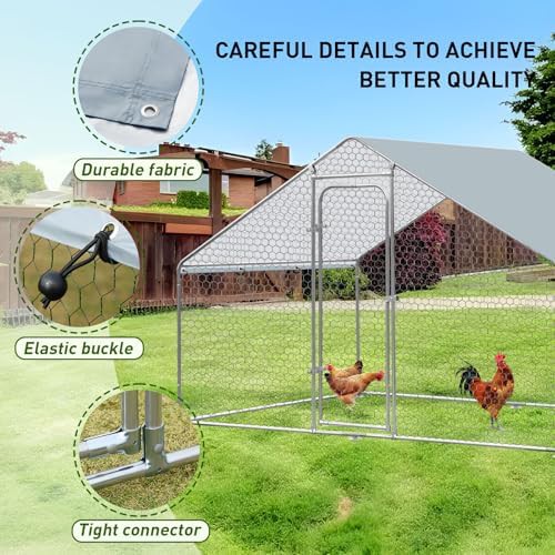 Galvanized steel walk in duck pen — photo 5