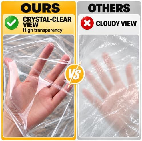 Clear waterproof vinyl cover 6x10 ft — photo 5