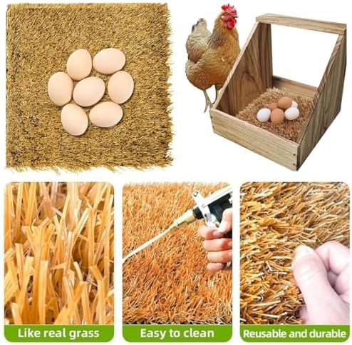 Washable artificial grass nesting pads — photo 3