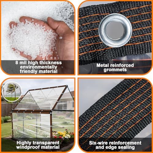 Narrow waterproof winter chick run tarp — photo 4