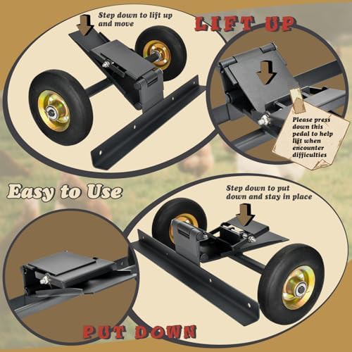 Large coop wheels lift kit for wide structures — photo 4