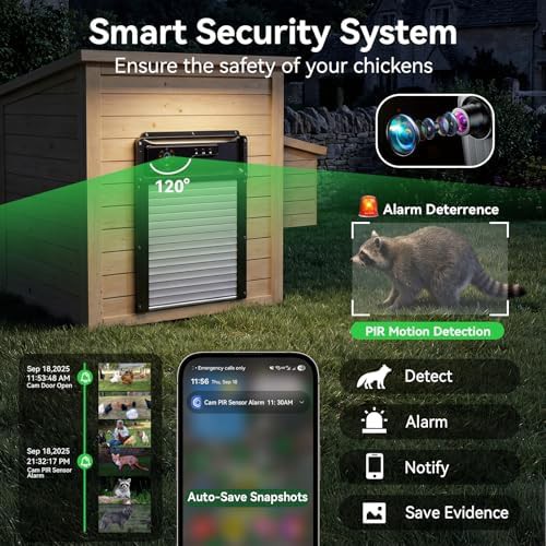 Smart WiFi coop door with camera — photo 3