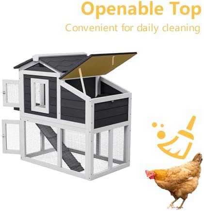Small wooden chicken coop for indoor and outdoor use — photo 4