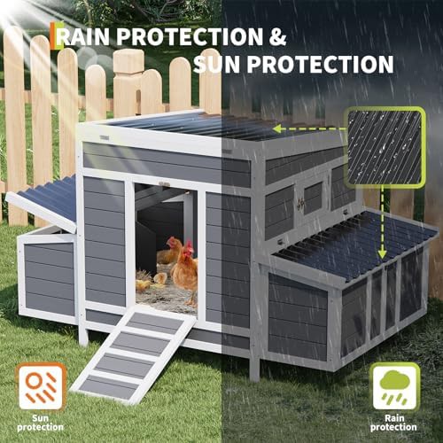 Wooden chicken coop with dual nesting boxes — photo 4