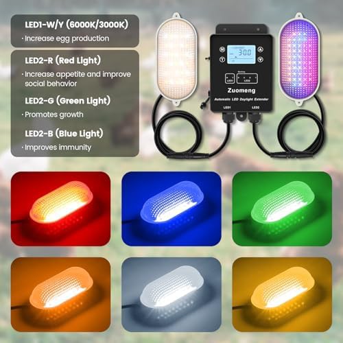 Multi-color weather resistant brooder light — photo 3