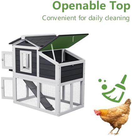 Wooden hen house with run for backyard farms — photo 5