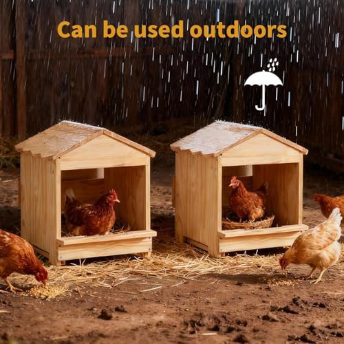 Spire roof wooden nesting box — photo 4