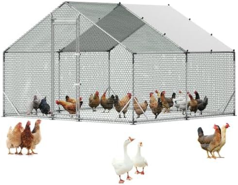 Square Walk In Poultry Cage