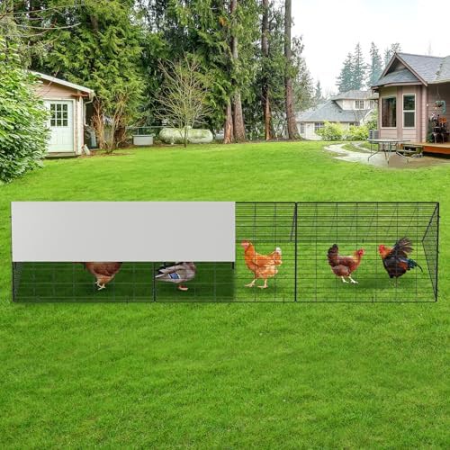 Portable metal chicken tunnels for yard — photo 3