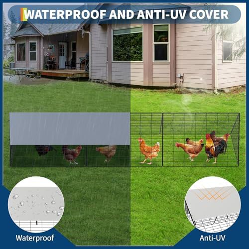 Portable metal chicken tunnels for yard — photo 4