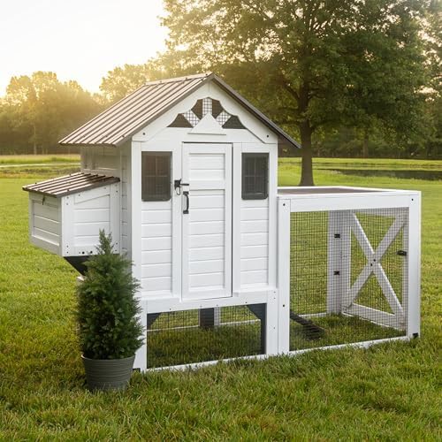 Sweetwater cedar wooden coop with run