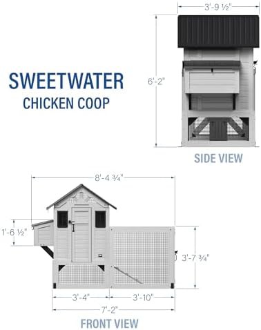 Sweetwater cedar wooden coop with run — photo 3