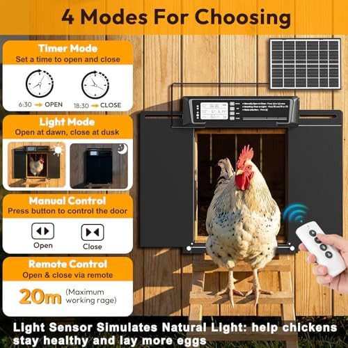 Automatic solar powered chicken coop door — photo 4