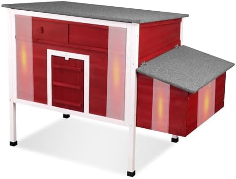 Insulated weatherproof hutch with ramp door