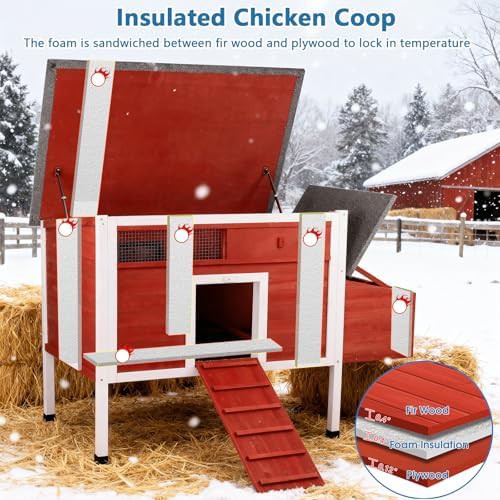 Ventilated wooden poultry cage with asphalt — photo 3
