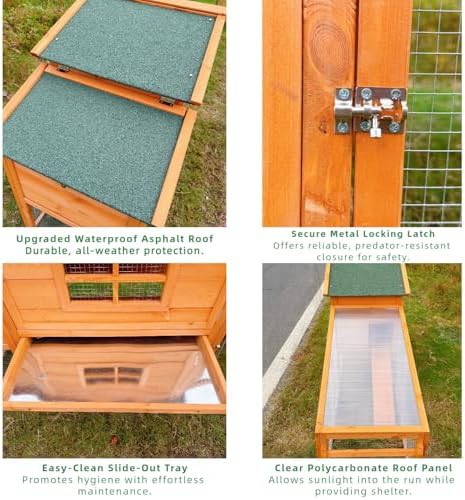 Mobile wooden hen house with wheels — photo 4