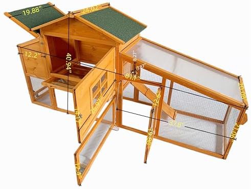 Mobile wooden hen house with wheels — photo 5