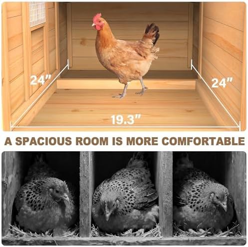 Mobile wooden chicken house on wheels — photo 3