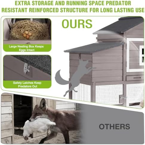 Brown expandable chicken house with uv roof — photo 3