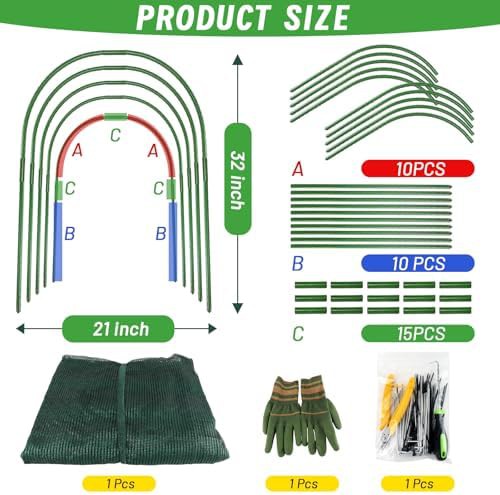 Extra long green foldable chicken tunnel — photo 3