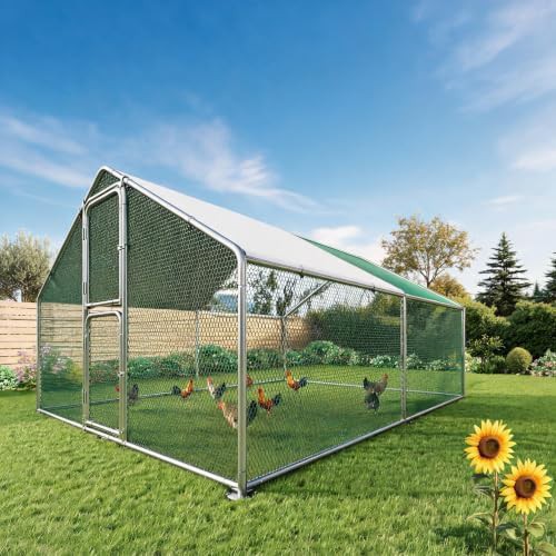 Heavy duty outdoor poultry enclosure
