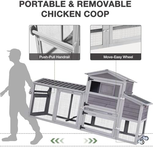 Expandable portable chicken tractor with wheels — photo 4