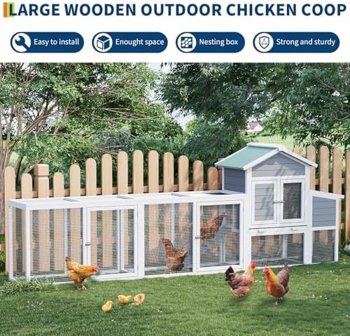 Large wooden chicken coop with ramp — photo 3