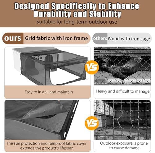Plastic chicken coop with expandable run — photo 3