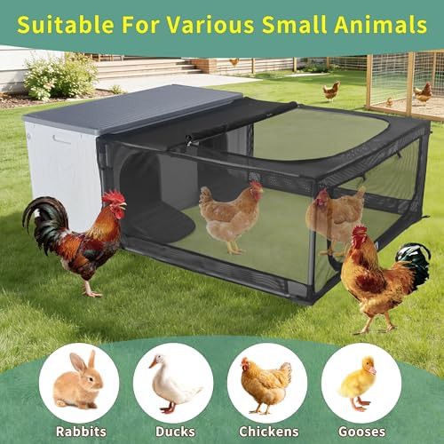 Plastic nesting box coop with run — photo 4